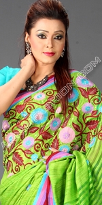 Eid Andy Silk & Moslin Dhakai Jamdani Saree, Eid Collection 2014, Saree, Sharee, Sari, Bangladeshi Saree
