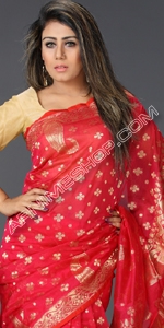 Magenta Silk Saree 