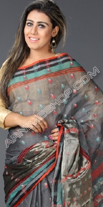 Multi Color Half Silk 