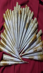 Arnim Organic Nail Mehedi Cone 48 Pc / 720gms Organic Nail Mehedi Cone