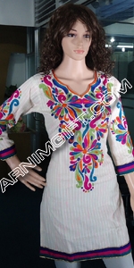 Soft Cotton Short Kameez 