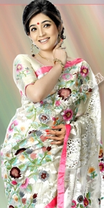 Exclusive White Jamdani Eid Collection 2014, Saree, Sharee, Sari, Bangladeshi Saree