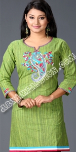 Tat Cotton Short Kameez Short Kameez, Fatua, Dress, Bangladeshi Fatua, Bangladeshi Kameez, salwar kameez design