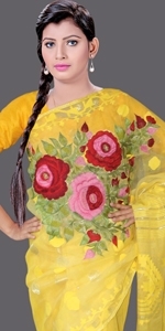 Yellow Jamdani 