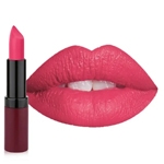 Golden Rose Velvet Matte Lipstick - Dark Pink Color 