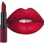 Golden Rose Velvet Matte Lipstick - Deep Red Color 